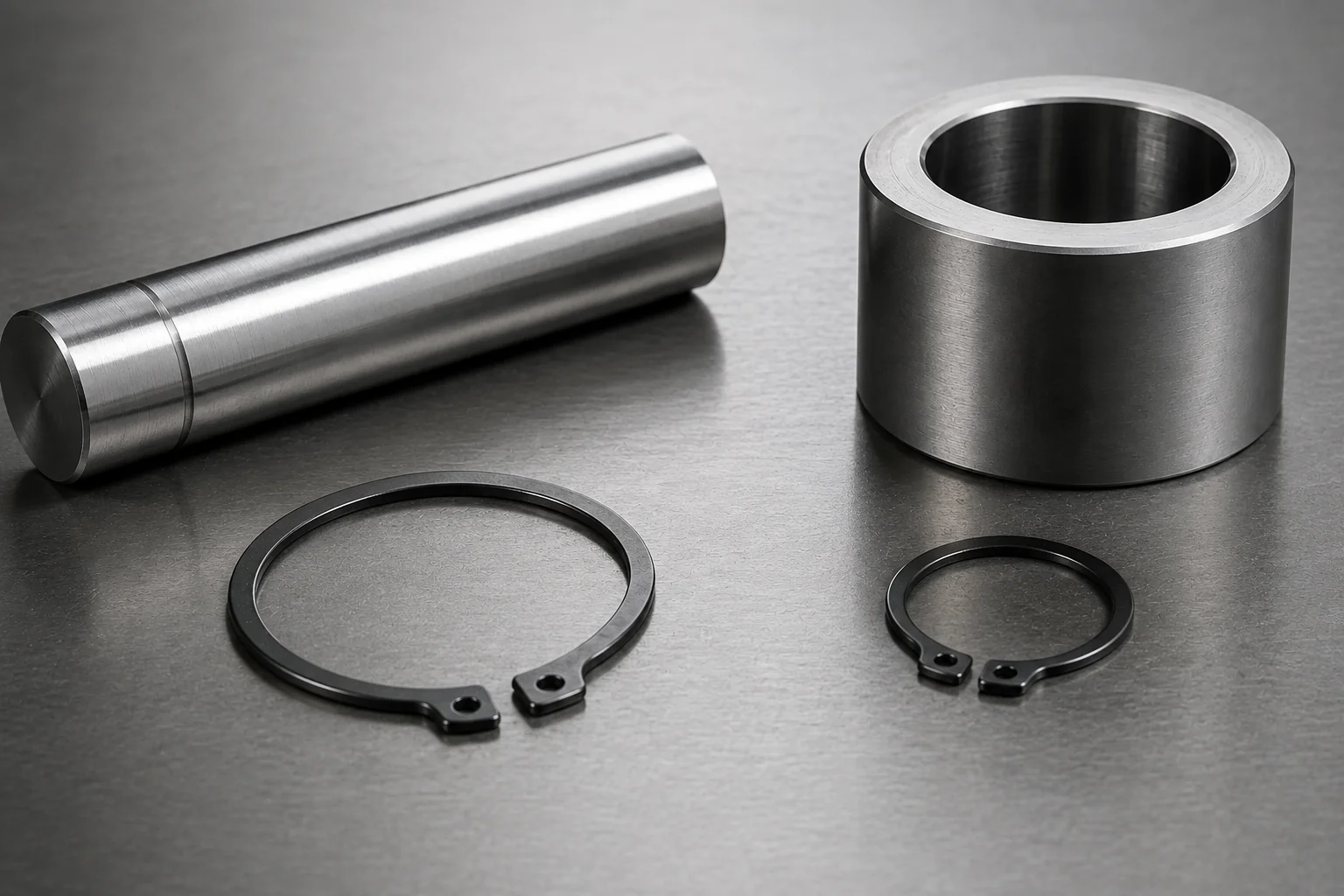 Eugene bore-retaining ring close-up showing lugs and circular section