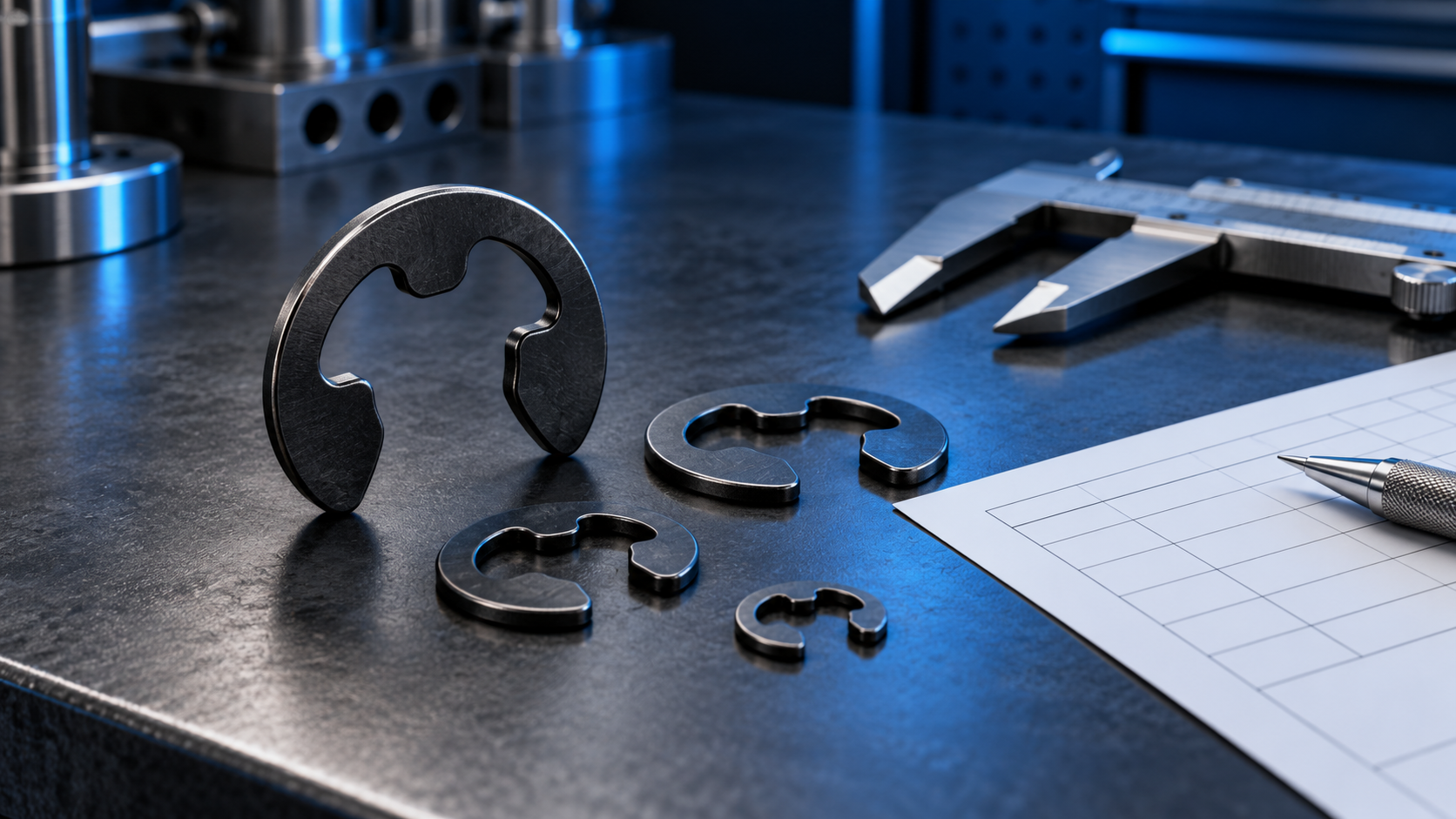 DIN 6799 Retaining Ring Weight: How to Verify Size, Material, and Specification